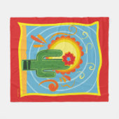 フリダカホロサボグラフィック フリースブランケット (正面(横))