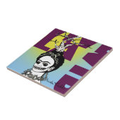 フリダカホロポップ・アートのアートポートレート タイル (側面)