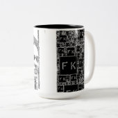 フリダカホローブラックアンドホワイトポートレート ツートーンマグカップ (正面右)