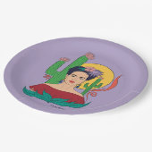 フリダカホ砂漠グラフィック ペーパープレート (アングル)