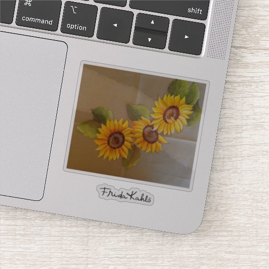 フリダカホ絵を描ロひまわり シール (詳細)