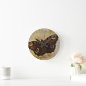 フリダカホ絵を描ロチョウ ラウンド壁時計 (ホーム)