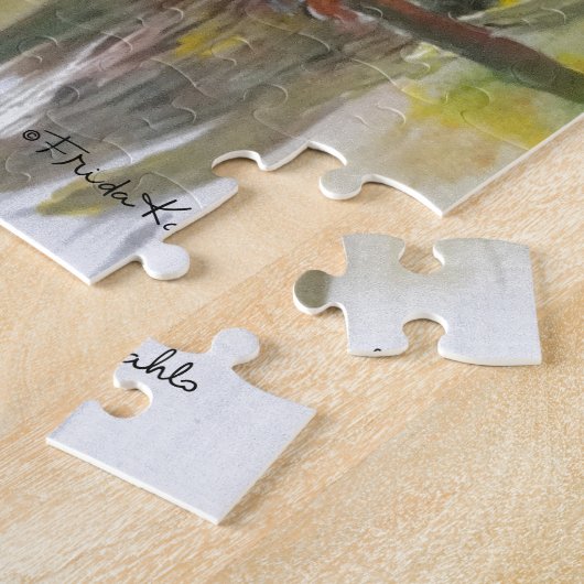 フリダカホ色彩の鮮やかロバード ジグソーパズル (側面)