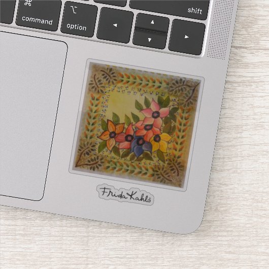 フリダカホ色彩の鮮やかロフローレス シール (詳細)