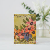 フリダカホ色彩の鮮やかロフローレス ポストカード (スタンド正面)