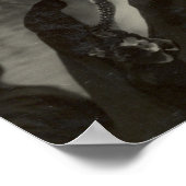 フリダカホ語（ブラック） ポスター (角)