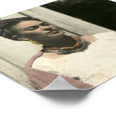 フリダカホ赤面写真 ポスター (角)