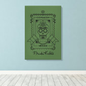 フリダカホ |コヨアクáン キャンバスプリント (インサイチュ (ウッドフロア))