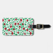 フリダカホ |スカルとバラ ラゲッジタグ (正面横)