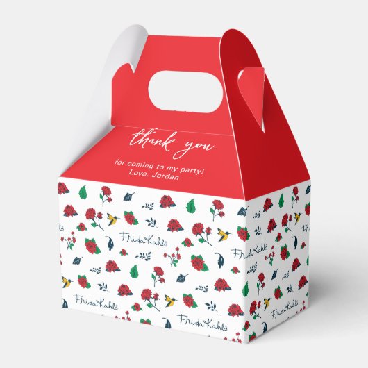 フリダカホ |メキシコのハート フェイバーボックス (正面サイド)