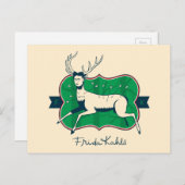 フリダカホ 傷ついた鹿 ポストカード (正面/裏面)