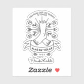 フリダカホ |飛ぶ翼 シール (シート)