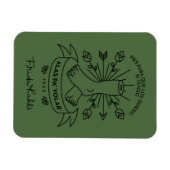 フリダカホ |飛ぶ翼 マグネット (横)