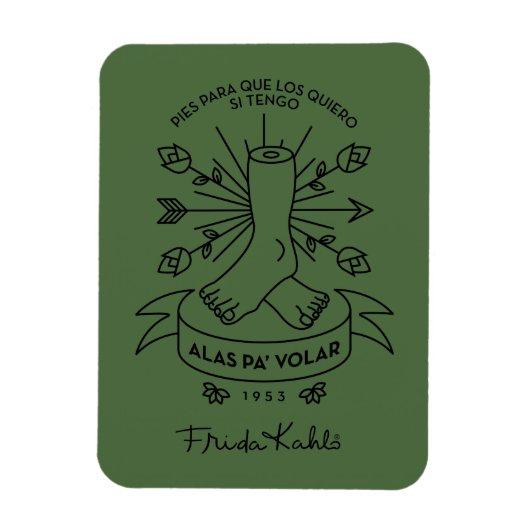 フリダカホ |飛ぶ翼 マグネット (縦)