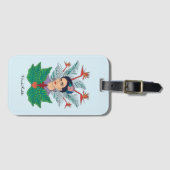 フリダカホ | Birds of Paradiseフローラグラフィック ラゲッジタグ (正面横)