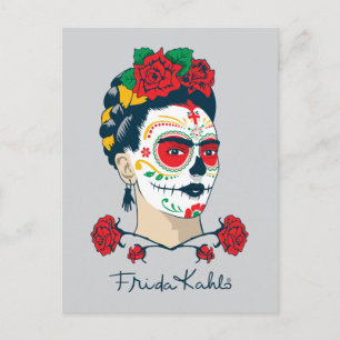 フリダカホ El Dia de los Muertos エルディアデロスムエルトス ポストカード