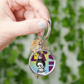 フリダカーロアポップ・アートのートポートレート キーホルダー (手)