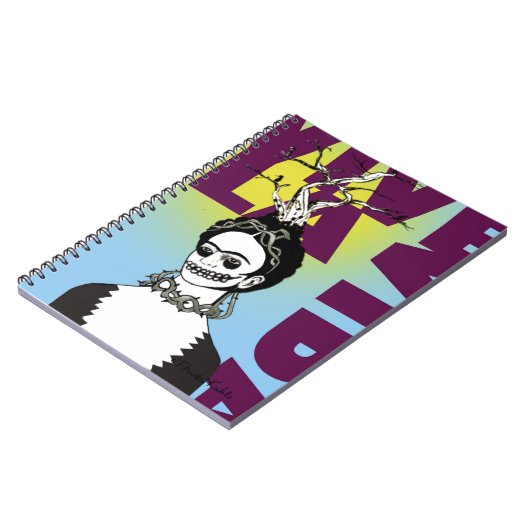 フリダカーロアポップ・アートのートポートレート ノートブック (左側)