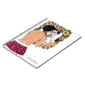 フリダカーロエンエルエスペホポートレート ノートブック (左側)