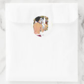 フリダカーロエンエルエスペホポートレート ラウンドシール (バッグ)