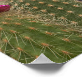 フリダカーロキャットモンキーカラフルフローラコラージュ ポスター (角)