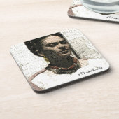 フリダカーロテキスタイルポートレート コースター (左側)