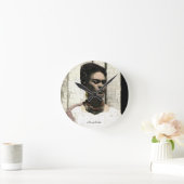 フリダカーロテキスタイルポートレート ラウンド壁時計 (ホーム)