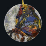 フリダカーロバタフライモネインスパイアット セラミックオーナメント<br><div class="desc">フリダ・カーロ・デ・リベラは、彼女の強烈で作品で知られるメキシコの画鮮やか家だった。彼女の作品は、国家祝的、土着的な伝統を象徴するメキシコや、女性の経験と</div>