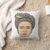 フリダカーロポートレートアート クッション (ブランケット)