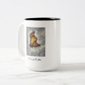 フリダカーロモネスタイルバ絵画ードズ ツートーンマグカップ (正面左)