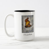 フリダカーロモネスタイルバ絵画ードズ ツートーンマグカップ (左)