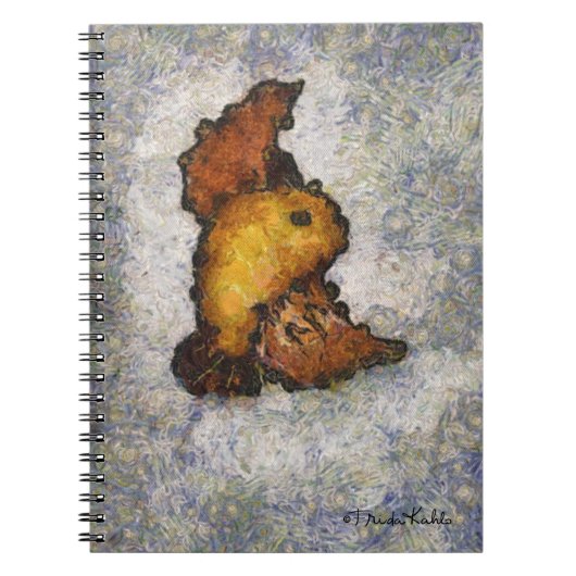 フリダカーロモネスタイルバ絵画ードズ ノートブック (正面)