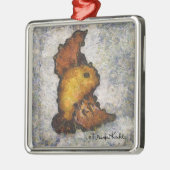 フリダカーロモネスタイルバ絵画ードズ メタルオーナメント (左)