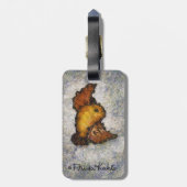 フリダカーロモネスタイルバ絵画ードズ ラゲッジタグ (裏面縦)