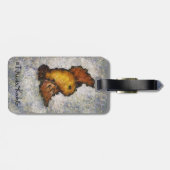 フリダカーロモネスタイルバ絵画ードズ ラゲッジタグ (裏面横)