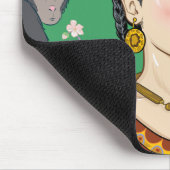 フリダカーロモンキーグラフィック マウスパッド (コーナー)