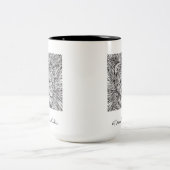 フリダカーロラインズポートレート ツートーンマグカップ (中央)