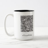 フリダカーロラインズポートレート ツートーンマグカップ (左)