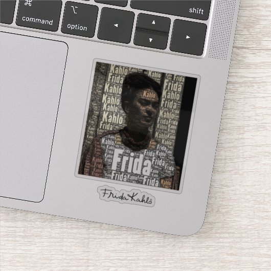 フリダカーロレタリングポートレート2 シール (詳細)