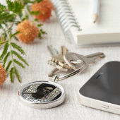 フリダカーロレタリングポートレート キーホルダー (側面)