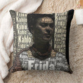 フリダカーロレタリングポートレート クッション (ブランケット)
