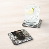 フリダカーロレタリングポートレート コースター (右側)