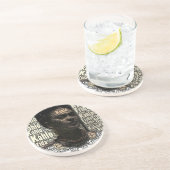 フリダカーロレタリングポートレート コースター (側面)