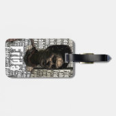 フリダカーロレタリングポートレート ラゲッジタグ (裏面横)