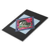 フリダカーロレトロピンクデニム ノートパッド (アングル)