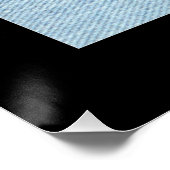 フリダカーロレトロピンクデニム ポスター (コーナー)