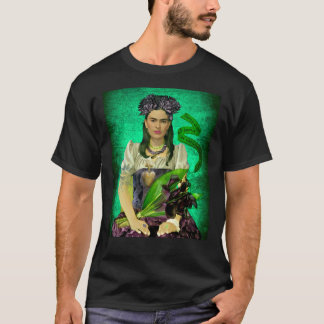 フリダカーロ女性クラシックハートTシャツエッセンシャル Tシャツ