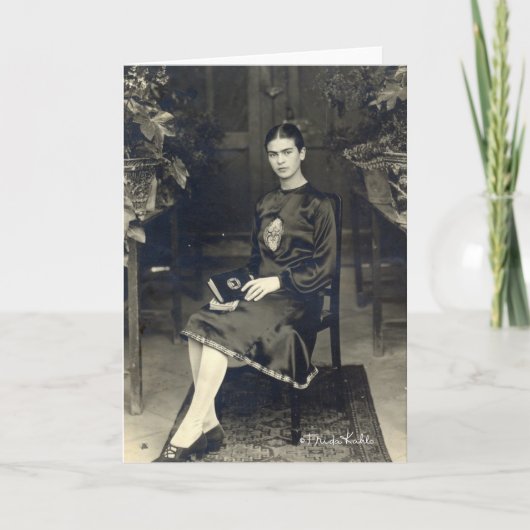 フリダカーロ着席 カード (正面)