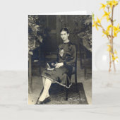 フリダカーロ着席 カード (黄色い花)