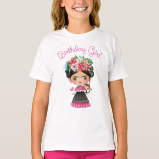 フリダカーロ誕生日ガールシャツ Tシャツ